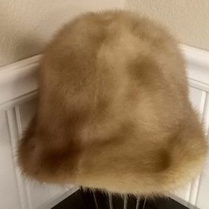 Mink fur hat